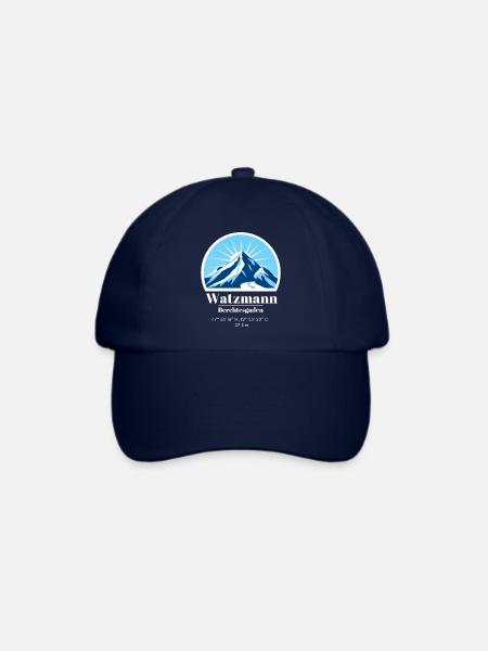 Watzmann Berchtesgaden Ski Winter Berg - Baseballkappe - Blau/Blau