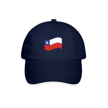 Chile Flagge Chilenische Flagge Chilene - Baseballkappe - Blau/Blau - Vorne