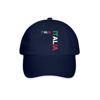 ITALIEN Team Fanfußball - Baseballkappe - Blau/Blau - Vorne