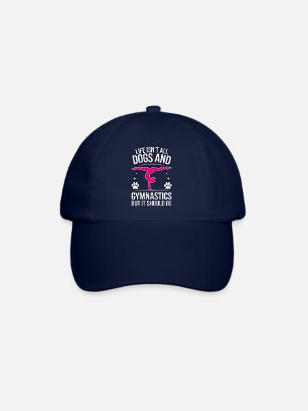 Turnen Spruch Hunde Lustiges Turnen Geschenk - Baseballkappe - Blau/Blau
