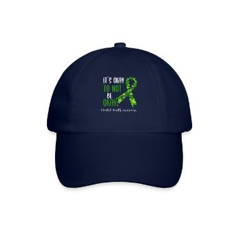 Mentale Gesundheit fördern Mental Health - Baseballkappe - Blau/Blau - Vorne