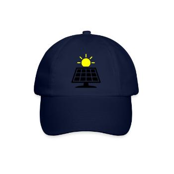 Photovoltaik Anlage Solar Panele - Baseballkappe - Blau/Blau - Vorne