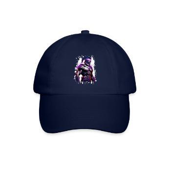 Spartaner Muskeln - Baseballkappe - Blau/Blau - Vorne