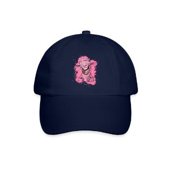 Wollig aus den Angeln gehoben - Baseballkappe - Blau/Blau - Vorne