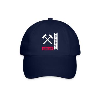 Erzgebirge Bergmann Gruss - Baseballkappe - Blau/Blau - Vorne