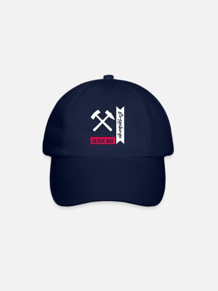 Erzgebirge Bergmann Gruss - Baseballkappe - Blau/Blau