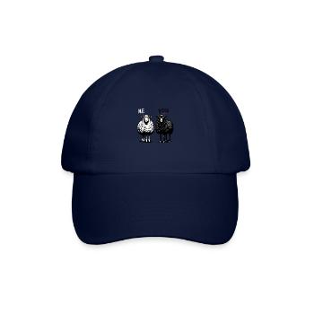 Schafe Schaf ich du - Baseballkappe - Blau/Blau - Vorne