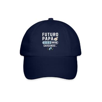 Zukunft Papst 2025 Erstvater 2025 - Baseballkappe - Blau/Blau - Vorne