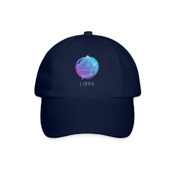 Waage Tierkreiszeichen Horoskop Sternzeichen Stern - Baseballkappe - Blau/Blau - Vorne