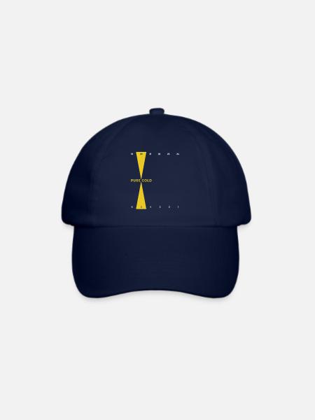 Backgammon | Reines Gold | Golden Point - Baseballkappe - Blau/Blau