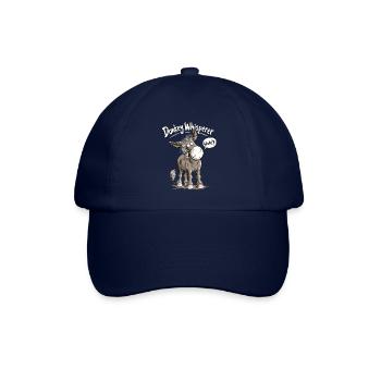 Eselsflüsterer I  Lustiger Esel Spruch Tierhumor - Baseballkappe - Blau/Blau - Vorne