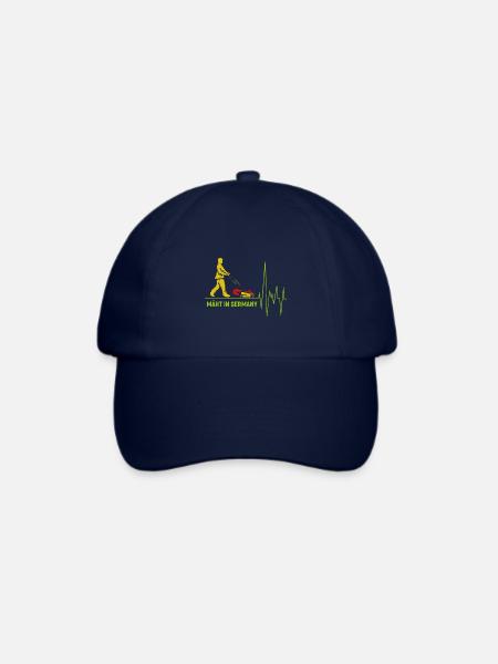 Mäht in Germany - Lustiger Spruch - Baseballkappe - Blau/Blau