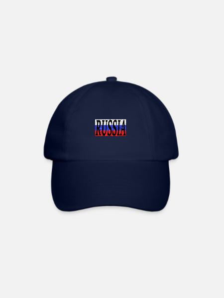 RUSSIA Russland - Baseballkappe - Blau/Blau