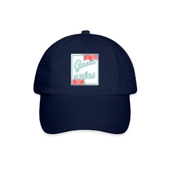 Gute Stimmung - Baseballkappe - Blau/Blau - Vorne