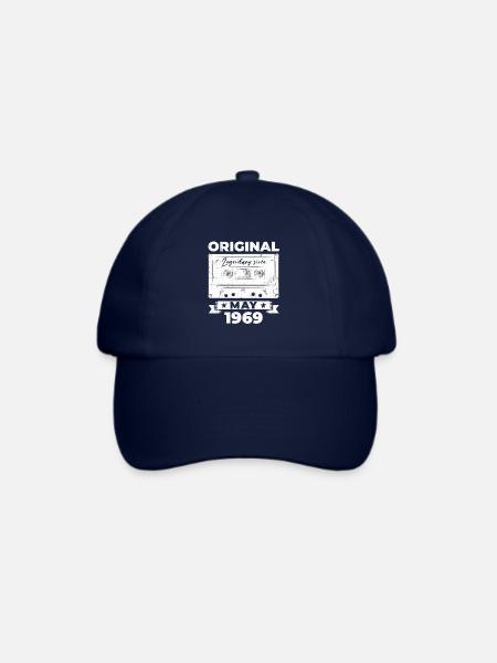 55. Geburtstag Mann Legende Mai Jahrgang 1969 - Baseballkappe - Blau/Blau