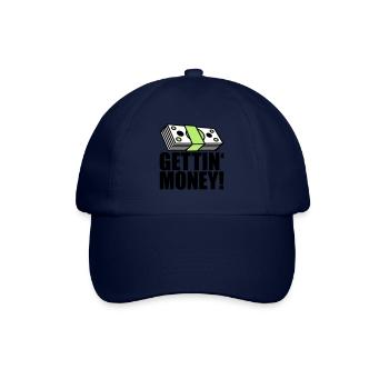 buendel geldscheine dollar gettin money zeichen ge - Baseballkappe - Blau/Blau - Vorne