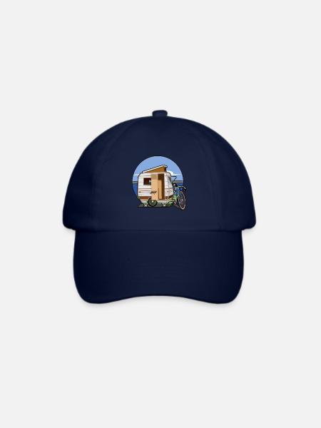 Wohnwagen - Baseballkappe - Blau/Blau