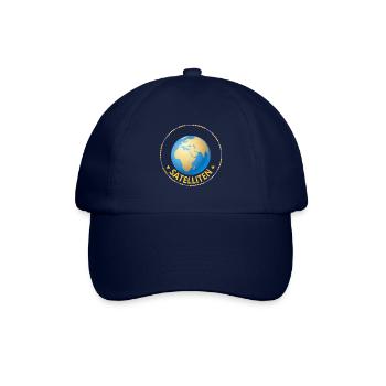Satelliten, Erde - Baseballkappe - Blau/Blau - Vorne
