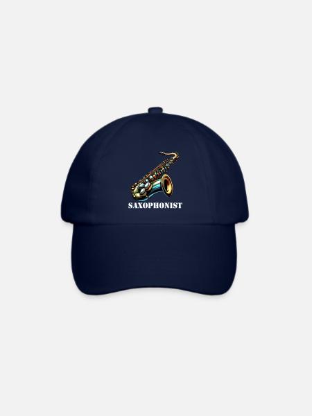 Saxophonist - Baseballkappe - Blau/Blau