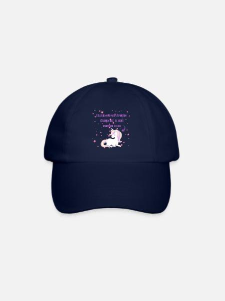 Falls jemand mein Einhorn gesehen hat... - Baseballkappe - Blau/Blau