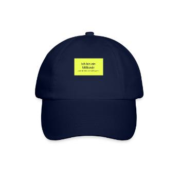 Millionär - Baseballkappe - Blau/Blau - Vorne