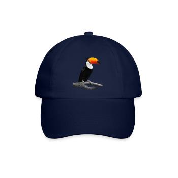 Tukan Tucan karibischer Vogel - Baseballkappe - Blau/Blau - Vorne