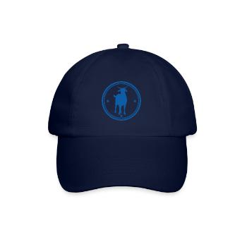 Ziege - Bock - Geiß - Bauernhof - Zoo - Urlaub - Baseballkappe - Blau/Blau - Vorne