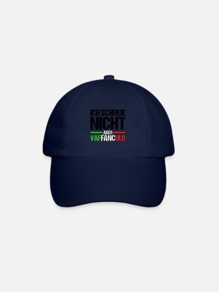 Italien Italiener Vaffanculo - Baseballkappe - Blau/Blau
