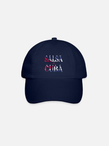Salsa de Cuba | Kuba Cuban Dance - Baseballkappe - Blau/Blau