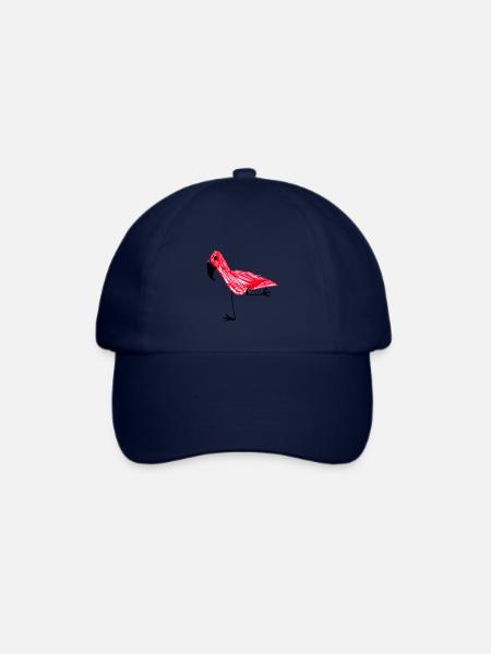 Flamingo Design - Baseballkappe - Blau/Blau
