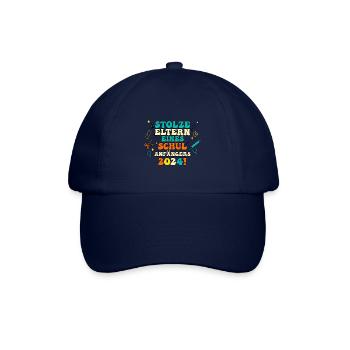 Eltern Schulkind Grundschule Erste Klasse Einschul - Baseballkappe - Blau/Blau - Vorne