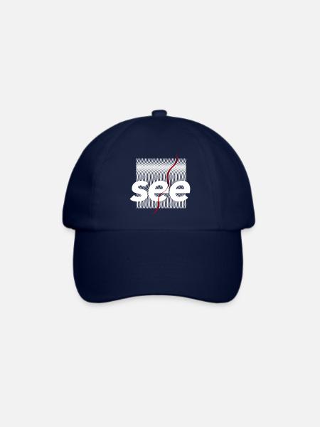 sehen - Baseballkappe - Blau/Blau