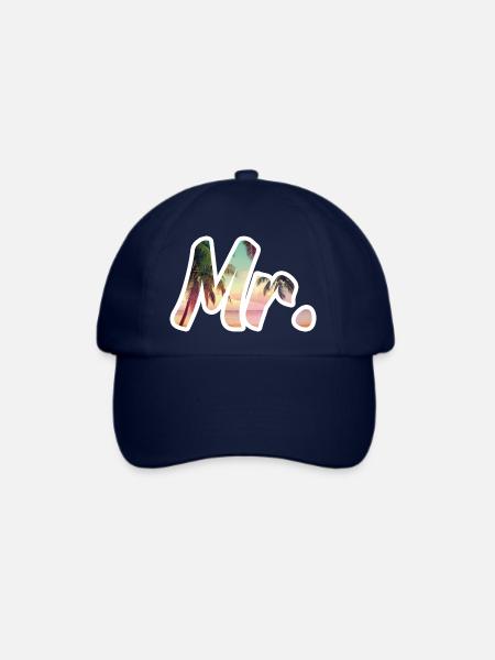 Mr - Baseballkappe - Blau/Blau