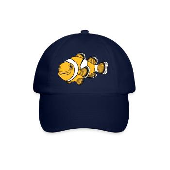 Clownfisch - Baseballkappe - Blau/Blau - Vorne