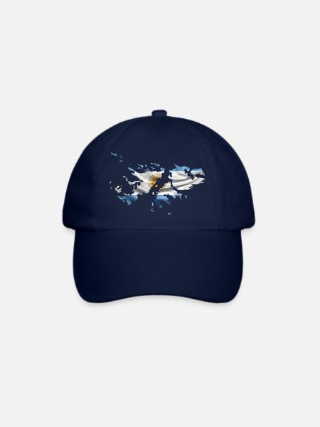 Argentinische Falklandinseln - Baseballkappe - Blau/Blau