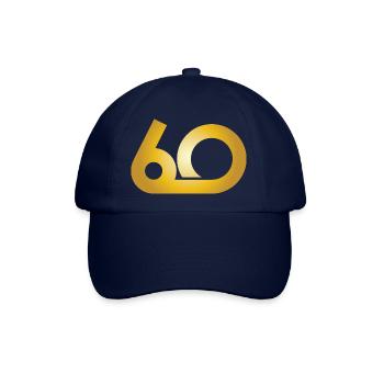60. Geburtstag Jahre Geschenk Birthday Ehrentag - Baseballkappe - Blau/Blau - Vorne