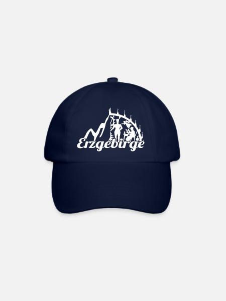 Erzgebirge Heimat Natur Holzkunst - Baseballkappe - Blau/Blau