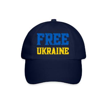 Free Ukraine - Baseballkappe - Blau/Blau - Vorne