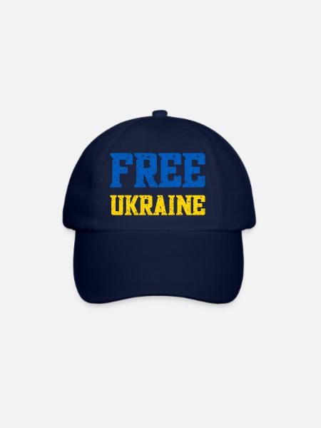 Free Ukraine - Baseballkappe - Blau/Blau