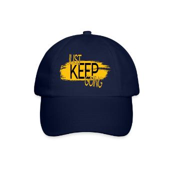 EINFACH WEITERMACHEN - Baseballkappe - Blau/Blau - Vorne