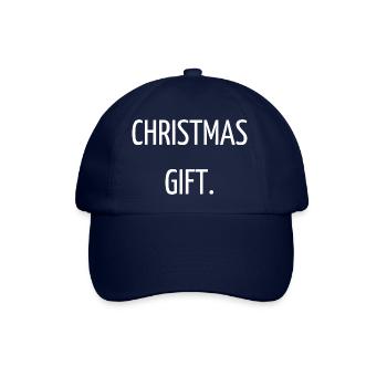 Weihnachtsgeschenk - Baseballkappe - Blau/Blau - Vorne