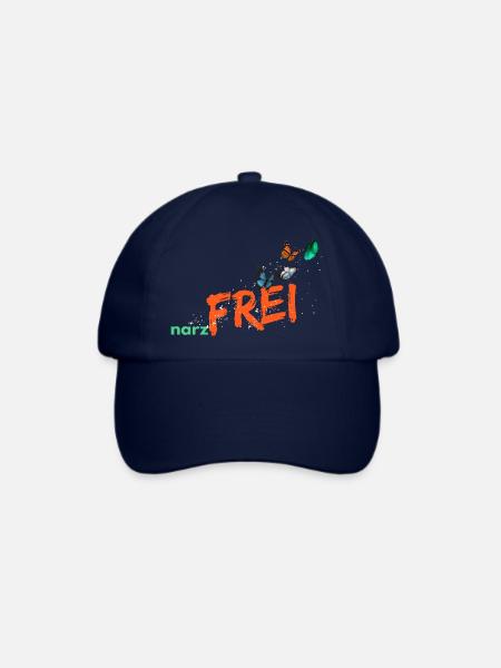 narzfrei orange - Baseballkappe - Blau/Blau
