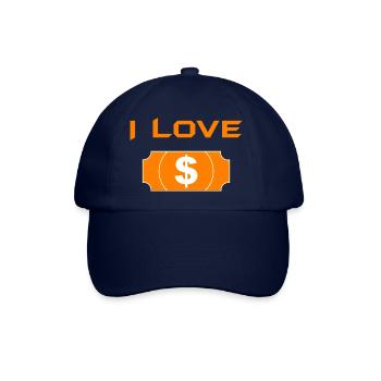 Bitcoin Trading Crypto Aktien - Baseballkappe - Blau/Blau - Vorne