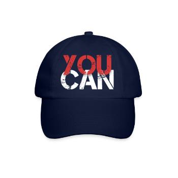 you can - Baseballkappe - Blau/Blau - Vorne
