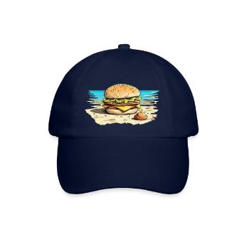 Hamburger am Strand Nr. 2 - Baseballkappe - Blau/Blau - Vorne