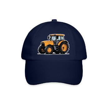 Traktor, Trecker, Schlepper - Baseballkappe - Blau/Blau - Vorne