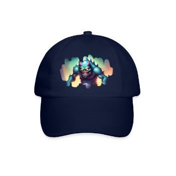 Gruselmonster im Zwielicht - Baseballkappe - Blau/Blau - Vorne