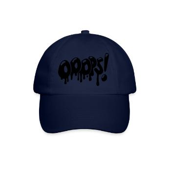 OOOPS! Graffiti Style - Baseballkappe - Blau/Blau - Vorne