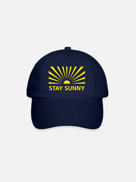 STAY SUNNY - Baseballkappe - Blau/Blau