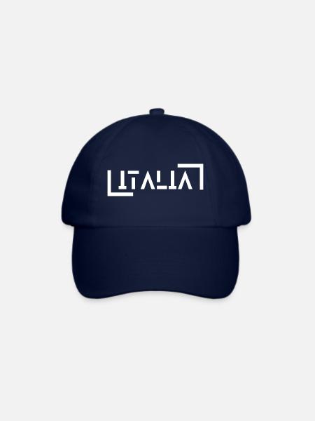 Italia - Baseballkappe - Blau/Blau
